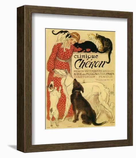 Clinique Cheron, c.1905-Théophile Alexandre Steinlen-Framed Art Print