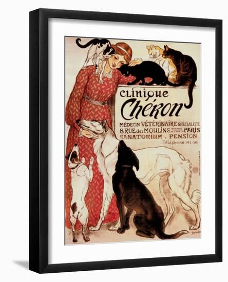 Clinique Cheron, c.1905-Théophile Alexandre Steinlen-Framed Art Print