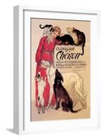 Clinique Cheron, Veterinary Medicine and Hotel-Th?ophile Alexandre Steinlen-Framed Art Print