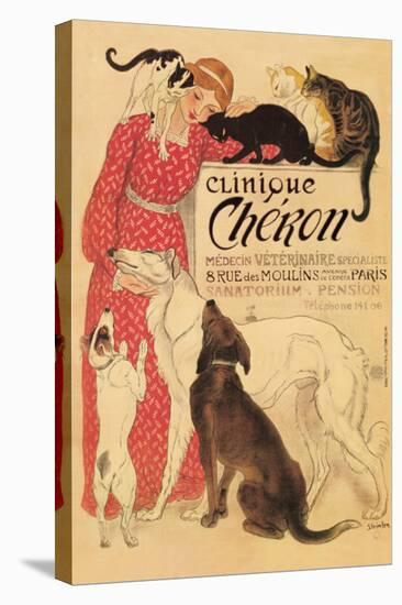 Clinique Cheron-Théophile Alexandre Steinlen-Stretched Canvas