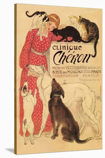 Clinique Cheron-Théophile Alexandre Steinlen-Stretched Canvas