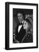 Clint Eastwood and Barbara Streisand-null-Framed Art Print