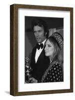 Clint Eastwood and Barbara Streisand-null-Framed Art Print