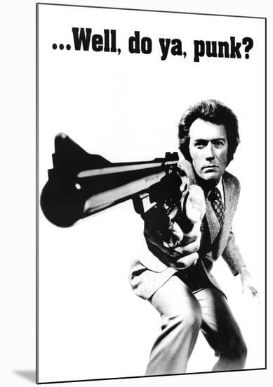 Clint Eastwood (Dirty Harry) Movie Poster-null-Mounted Poster