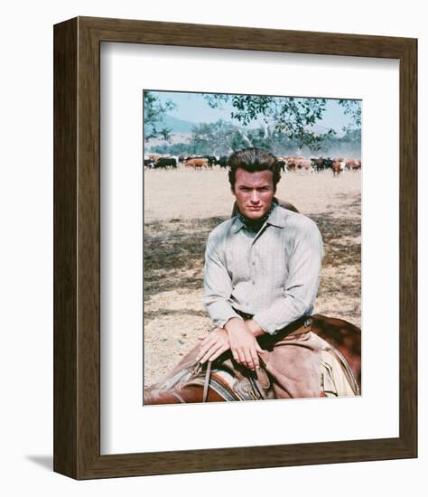 Clint Eastwood - Rawhide-null-Framed Photo