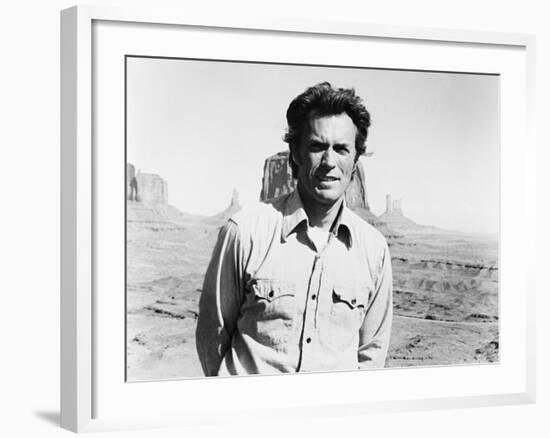 Clint Eastwood, the Eiger Sanction, 1975-null-Framed Photographic Print