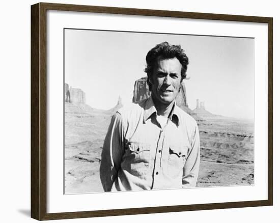 Clint Eastwood, the Eiger Sanction, 1975-null-Framed Photographic Print