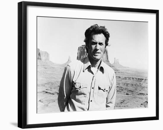 Clint Eastwood, the Eiger Sanction, 1975-null-Framed Photographic Print