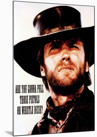 Clint Eastwood-null-Mounted Poster