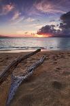 The Sun Setting over the Ocean on North Kaanapali Beach in Maui, Hawaii-Clint Losee-Photographic Print