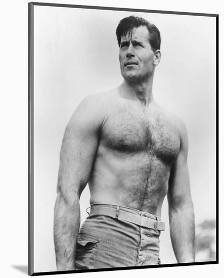 Clint Walker-null-Mounted Photo