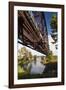 Clinton Presidential Park Bridge, Little Rock, Arkansas, USA-Walter Bibikow-Framed Photographic Print