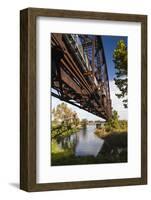 Clinton Presidential Park Bridge, Little Rock, Arkansas, USA-Walter Bibikow-Framed Photographic Print