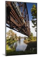 Clinton Presidential Park Bridge, Little Rock, Arkansas, USA-Walter Bibikow-Mounted Photographic Print