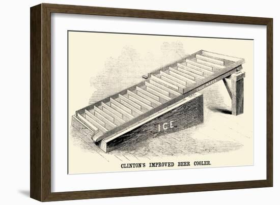 Clinton's Improved Beer Cooler-null-Framed Art Print