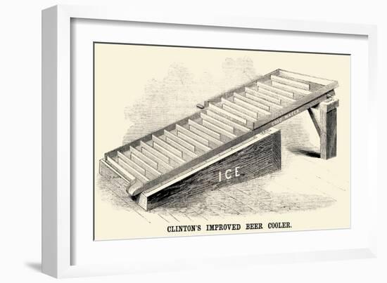 Clinton's Improved Beer Cooler-null-Framed Art Print