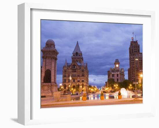 Clinton Square, Syracuse, New York State, United States of America, North America-Richard Cummins-Framed Photographic Print