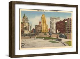 Clinton Square, Syracuse, New York-null-Framed Art Print