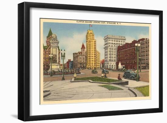 Clinton Square, Syracuse, New York-null-Framed Art Print