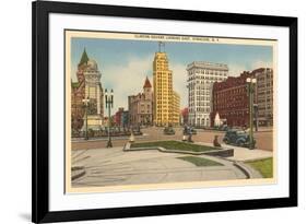Clinton Square, Syracuse, New York-null-Framed Premium Giclee Print