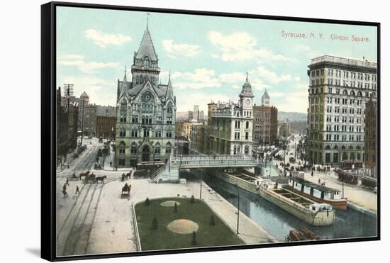 Clinton Square, Syracuse, New York-null-Framed Stretched Canvas