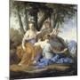 Clio, Euterpe et Thalie-Eustache Le Sueur-Mounted Giclee Print