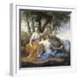 Clio, Euterpe et Thalie-Eustache Le Sueur-Framed Premium Giclee Print