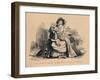 'Clio instructing the Young British Lion in History', c1860, (c1860)-John Leech-Framed Giclee Print