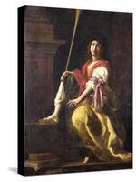 Clio, Muse of History, 1624-Giovanni Baglione-Stretched Canvas