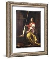 Clio, Muse of History, 1624-Giovanni Baglione-Framed Giclee Print