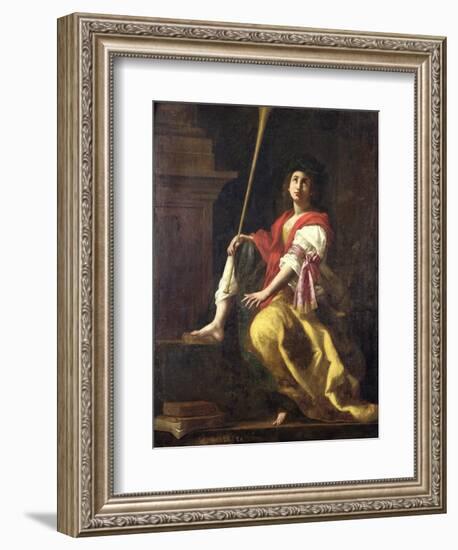 Clio, Muse of History, 1624-Giovanni Baglione-Framed Giclee Print