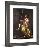 Clio, Muse of History, 1624-Giovanni Baglione-Framed Giclee Print