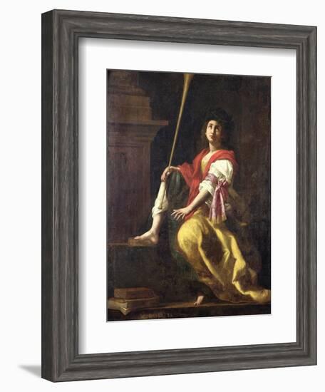 Clio, Muse of History, 1624-Giovanni Baglione-Framed Giclee Print