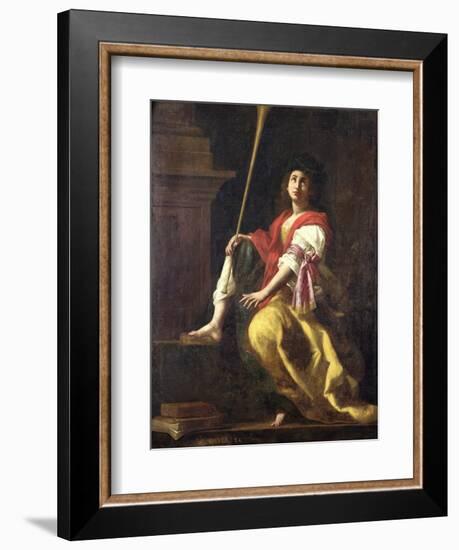 Clio, Muse of History, 1624-Giovanni Baglione-Framed Giclee Print