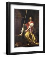 Clio, Muse of History, 1624-Giovanni Baglione-Framed Giclee Print