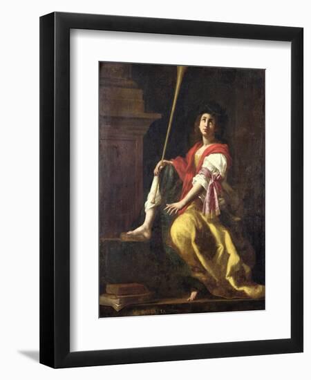 Clio, Muse of History, 1624-Giovanni Baglione-Framed Giclee Print