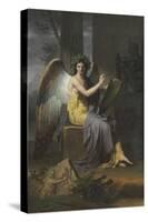 Clio, Muse of History, 1800, by Charles Meynier, 1768-1832, French painting,-Charles Meynier-Stretched Canvas