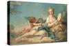 Clio, the Muse of History and Song, 1758-Francois Boucher-Stretched Canvas