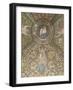 Clipeus with Mystic Lamb Being Supported by Four Angels and Nature Motifs-null-Framed Photographic Print