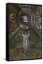 Clipeus with Mystic Lamb Supported by Four Angels and Nature Motifs, Mosaic-null-Framed Stretched Canvas