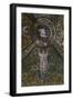Clipeus with Mystic Lamb Supported by Four Angels and Nature Motifs, Mosaic-null-Framed Giclee Print