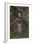 Clipeus with Mystic Lamb Supported by Four Angels and Nature Motifs, Mosaic-null-Framed Giclee Print