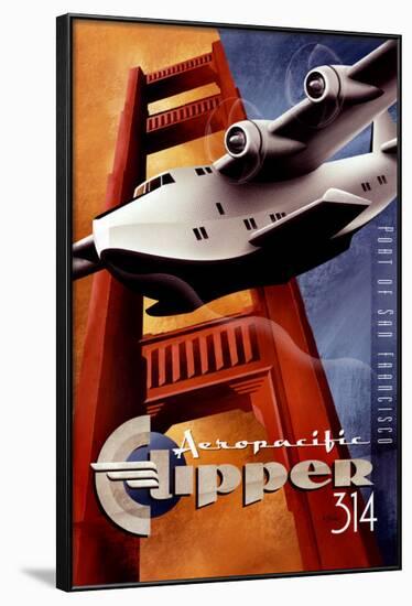 Clipper 314-Michael L^ Kungl-Framed Art Print