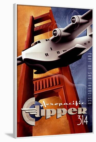 Clipper 314-Michael L^ Kungl-Framed Art Print