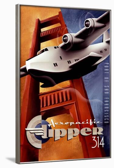 Clipper 314-Michael L^ Kungl-Framed Art Print