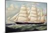 Clipper Barque 'Clendovey'-Richard B. Spencer-Mounted Giclee Print