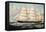 Clipper Barque 'Clendovey'-Richard B. Spencer-Framed Stretched Canvas