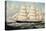 Clipper Barque 'Clendovey'-Richard B. Spencer-Stretched Canvas