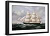 Clipper Barque 'Procymatia' Off Dover-Richard B. Spencer-Framed Giclee Print