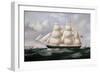 Clipper Barque 'Procymatia' Off Dover-Richard B. Spencer-Framed Giclee Print